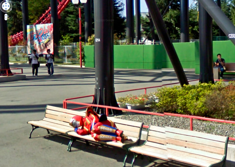 Illustration for article titled Weirdo Google Street View scenes invade the realm of high art